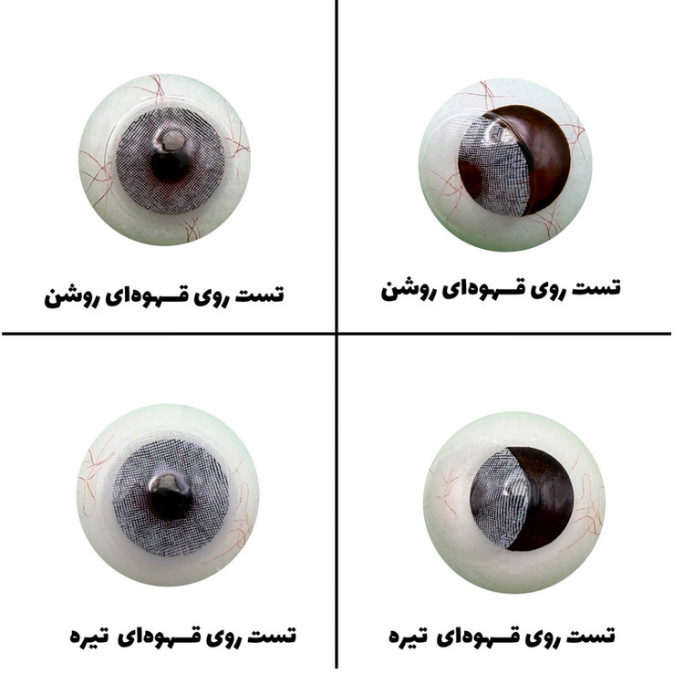 لنز چشم رویال ویژن مدل ADDICT AZURE کد 09 رنگ طوسی بدون دور