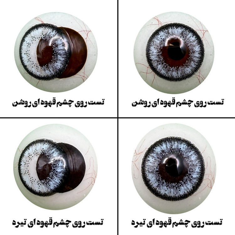 لنز چشم هرا مدل 24 سالانه کد HCD260 رنگ یخی دوردار