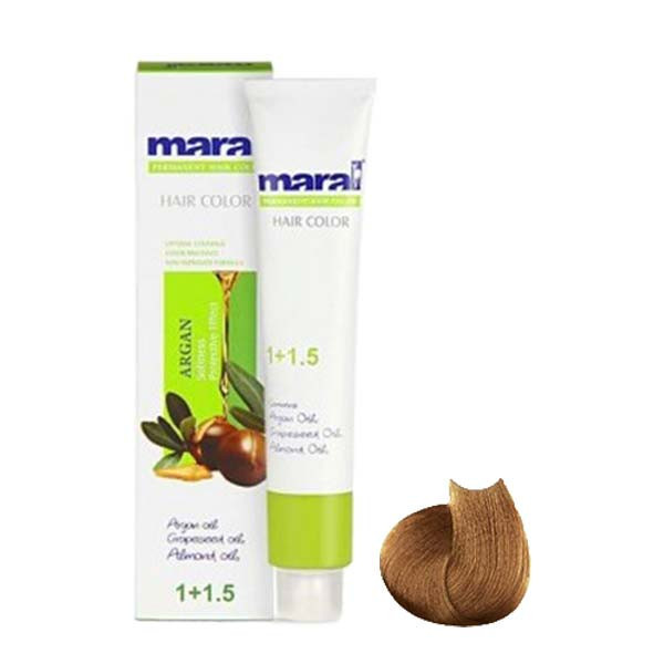 رنگ مو مارال مدل Tobacco شماره 8.05 حجم 100 میلی لیتر رنگ بلوند تنباکویی روشن