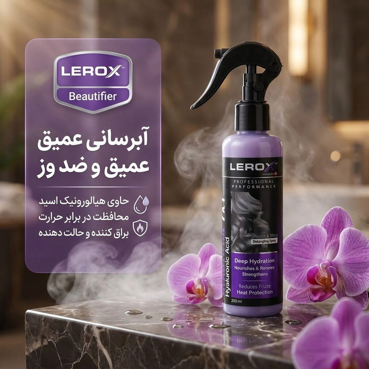 اسپری مو لروکس مدل بیوتی فایر حجم 200 میلی لیتر