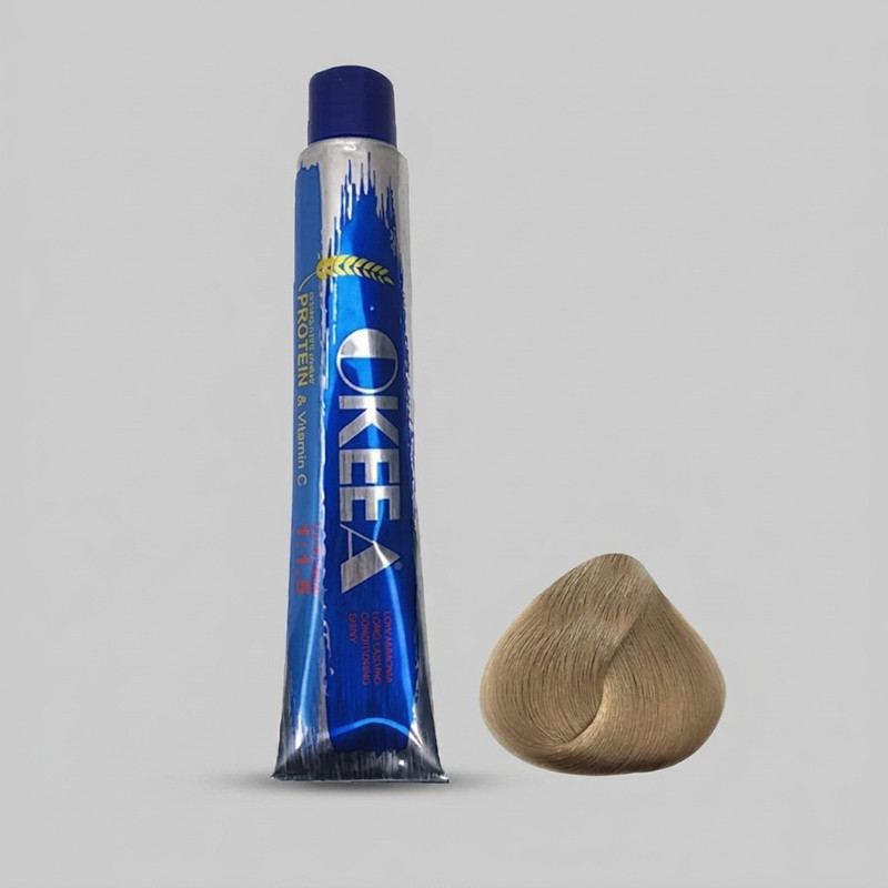 رنگ مو اکیا سری خاکستری شماره 9.1.2.1 حجم 100 میلی لیتر رنگ بلوند نقره ای پلاتینه