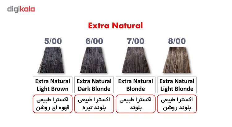 رنگ مو گپ سری طبیعی قوی مدل اکسترا طبیعی قهوه ای روشن شماره 5.00