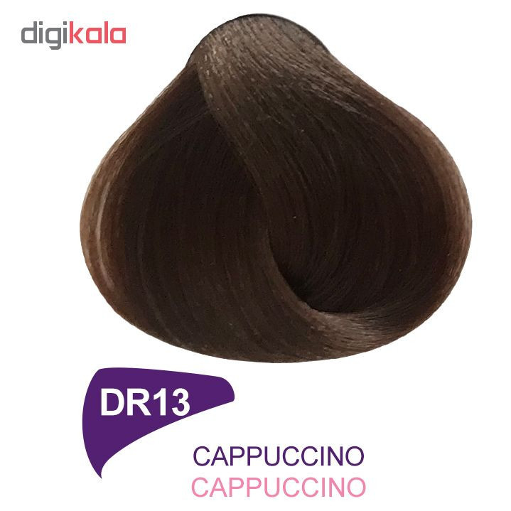رنگ مو دینوری سری Professional شماره DR13 حجم 100 میلی لیتر رنگ کاپوچینویی