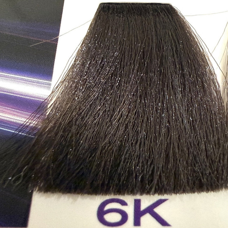 رنگ مو گلازت شماره 6K حجم 100 میلیلیتر رنگ خاکستری، طلایی
