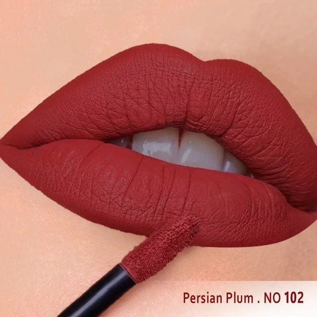 رژ لب مایع مات سرژه مدل Persian Plum شماره 102