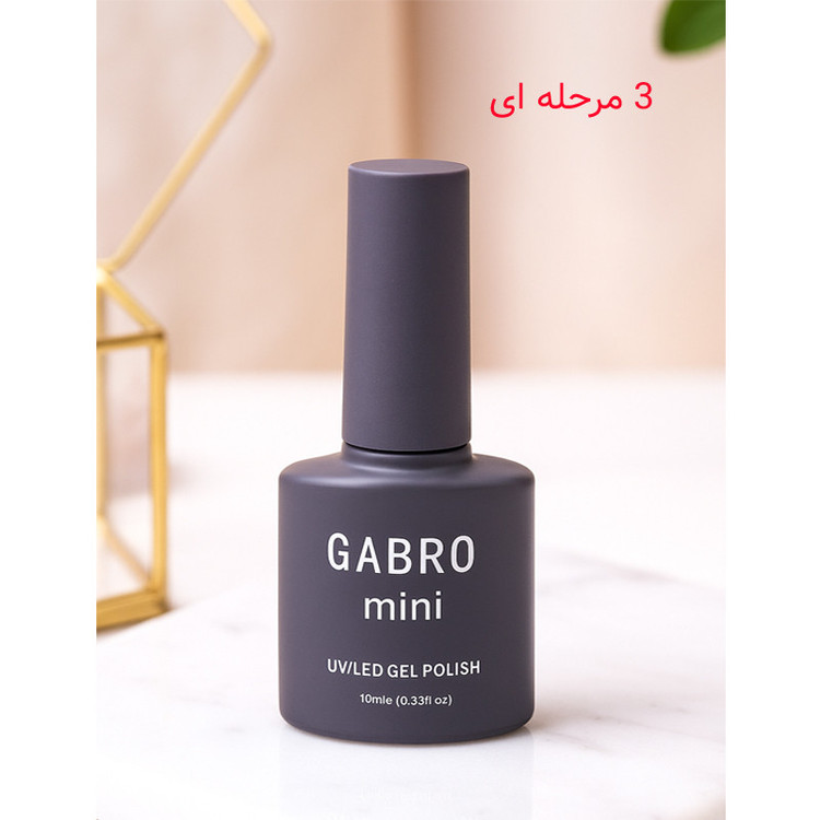 لاک ژل براق ناخن گبرو مدل 10M شماره 86 رنگ کرم