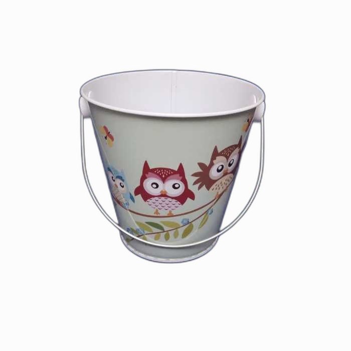 سطل زباله مدل سطلی طرح جغد کد 04  گنجایش 1 لیتر