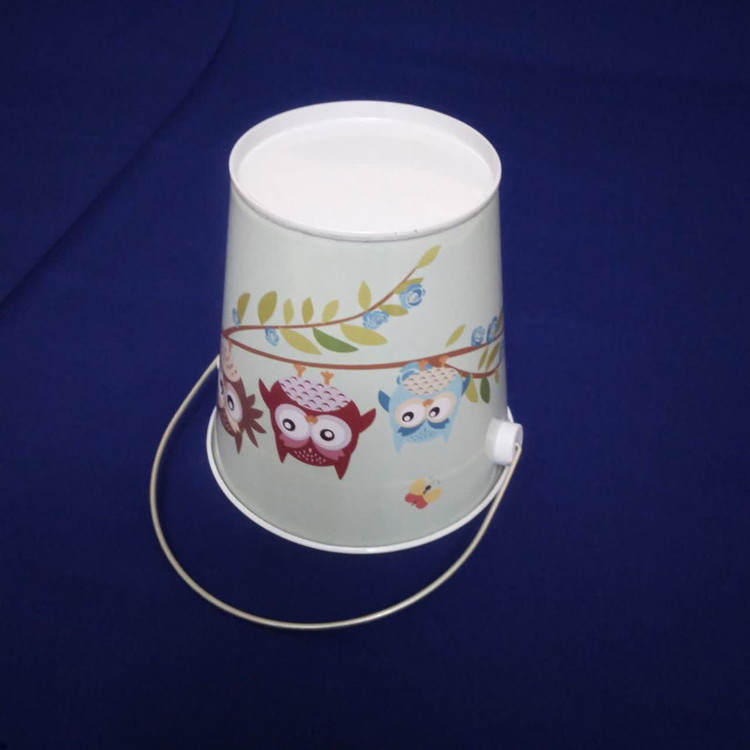 سطل زباله مدل سطلی طرح جغد کد 04 گنجایش 1 لیتر
