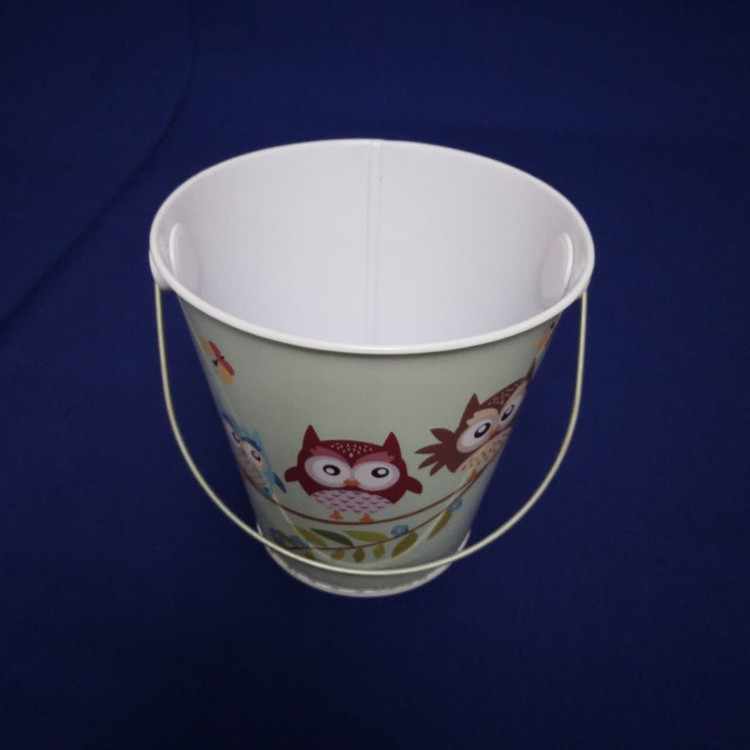 سطل زباله مدل سطلی طرح جغد کد 04 گنجایش 1 لیتر