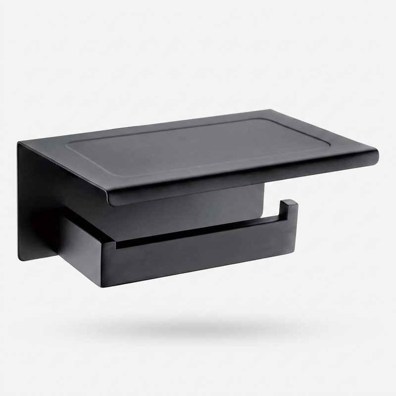 پایه رول دستمال کاغذی مدل صفحه دار استیل کد AK14