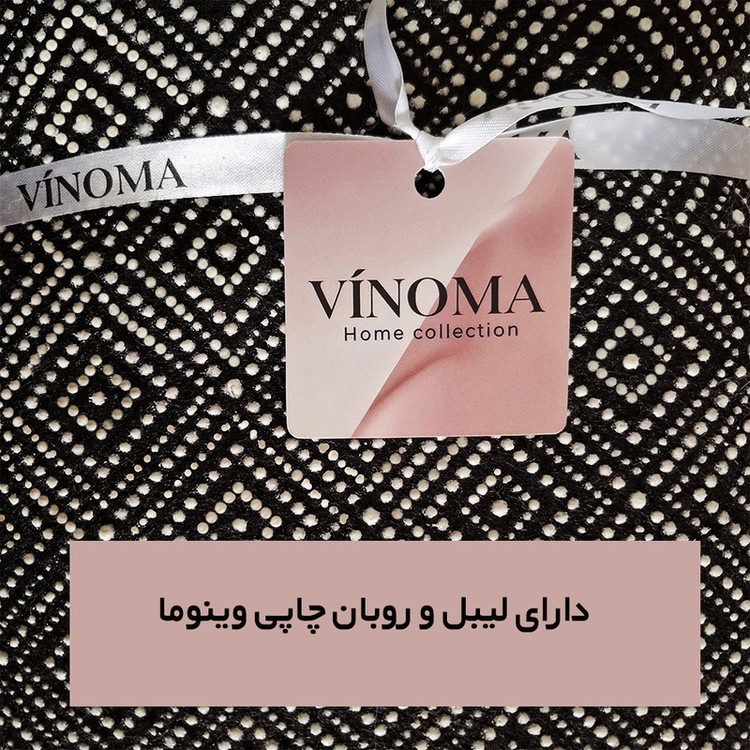 پادری وینوما مدل سرویس بهداشتی و حمام 4 لایه مخمل ویژه سایز 80x50 سانتیمتر مناسب برای فضای داخلی