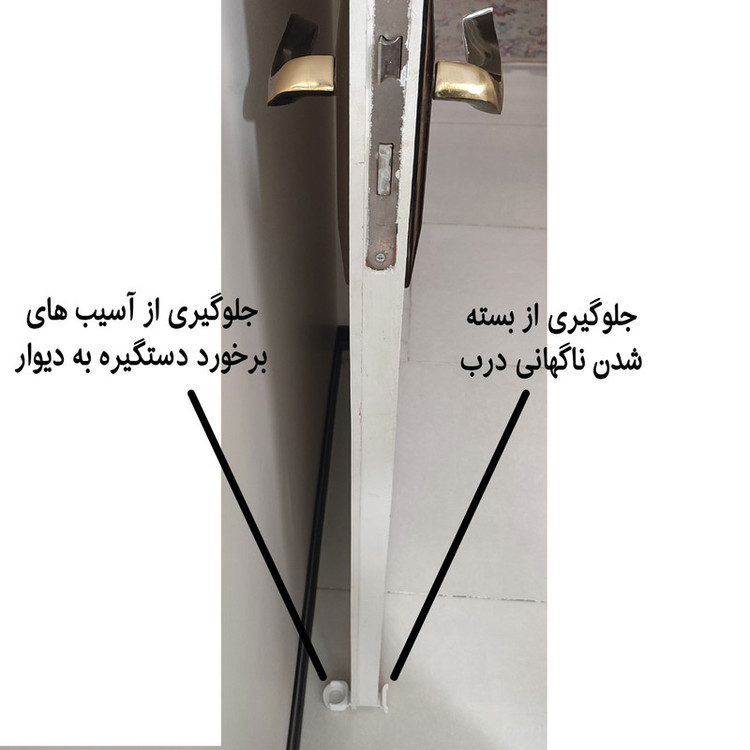 نگهدارنده درب سازا مدل دوکاره کد SN2 بسته 2 عددی