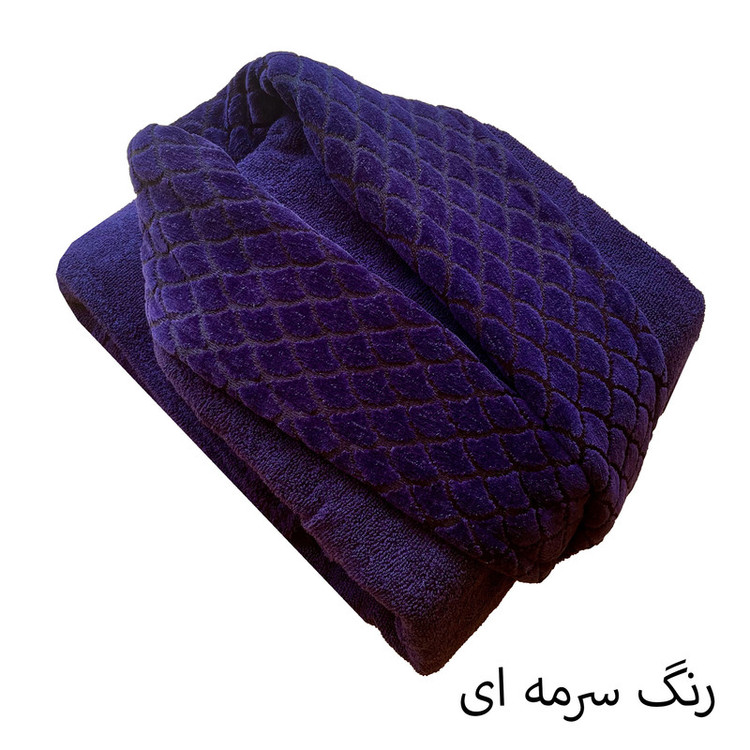 حوله پالتویی هنرمند مدل آجری سایز ۱۲۵