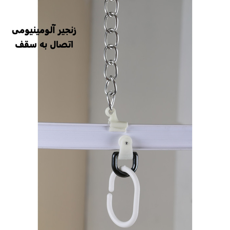 میله پرده حمام دلفین مدل FLX-250