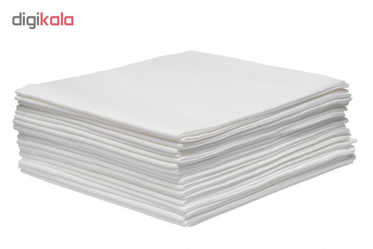 حوله یکبار مصرف یکتا بی بافت مدل Plan سایز 40×75 سانتی متر بسته 100 عددی