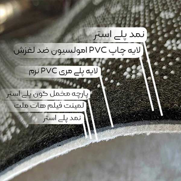پادری مدل فرشینه سنتی کد M35M001-MR0171 سایز 76x46 سانتی متر