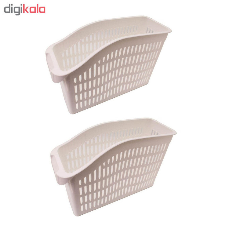 سبد نظم دهنده یخچال مدل organizer02 بسته 2 عددی