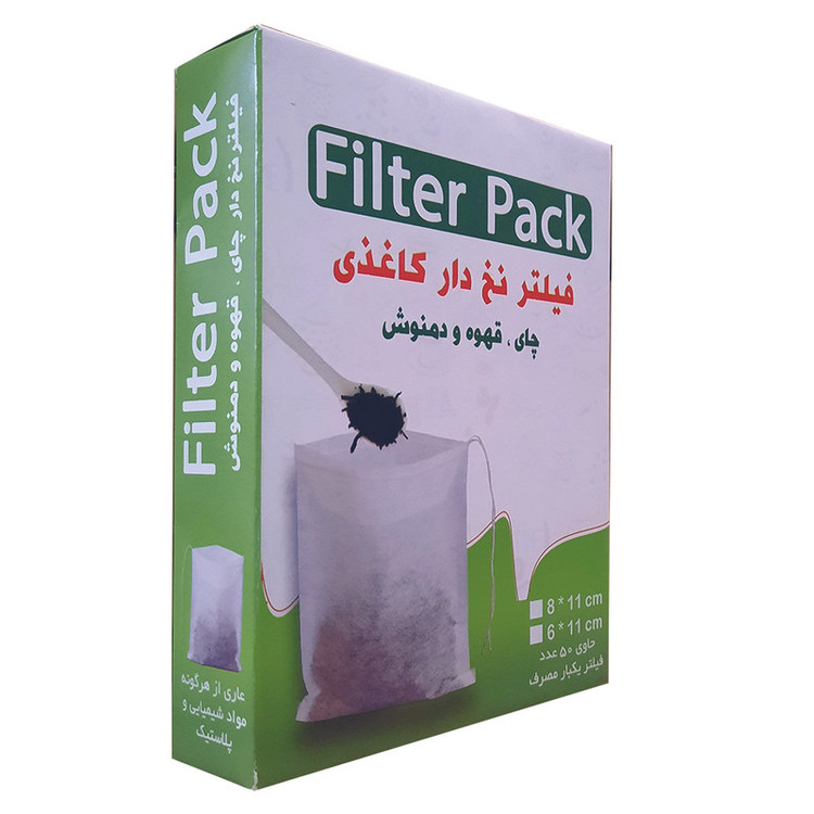 فیلتر چای فیلترپک کد 811 بسته 50 عددی