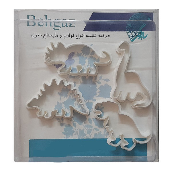 قالب شیرینی به گز مدل دایناسور مجموعه 4 عددی