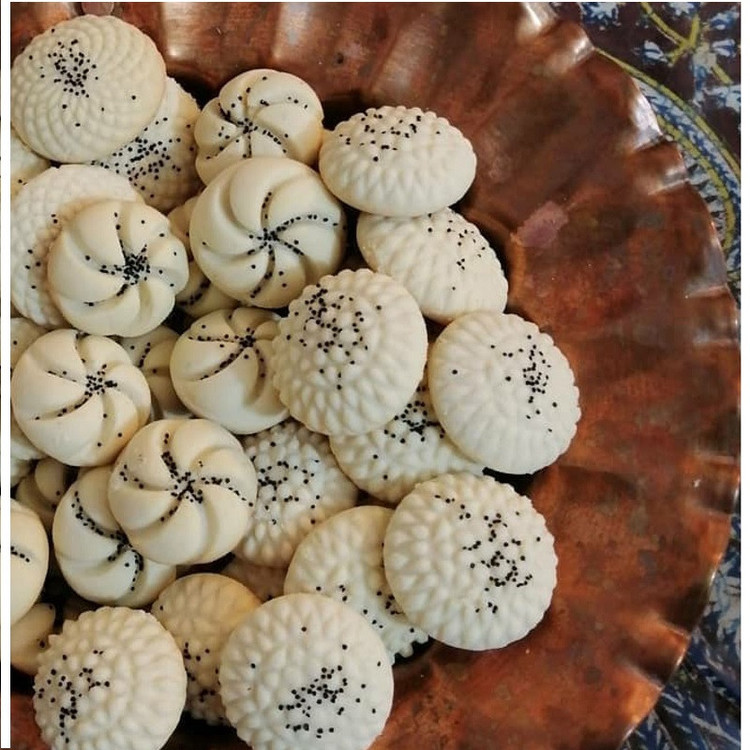 کاتر شیرینی پزی به گز مدل نان نخوچی