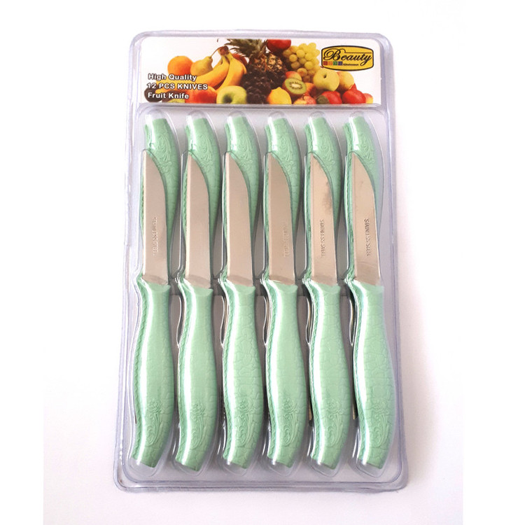 کارد میوه خوری بیوتی کد 3159 بسته 12 عددی