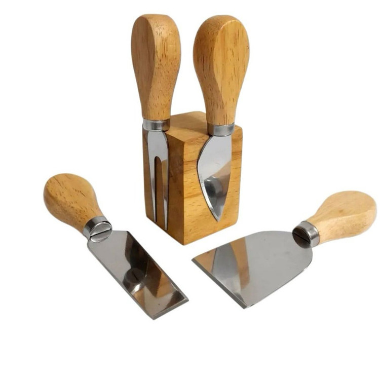 ست کارد صبحانه 5 پارچه مدل چوبی کد RM1150