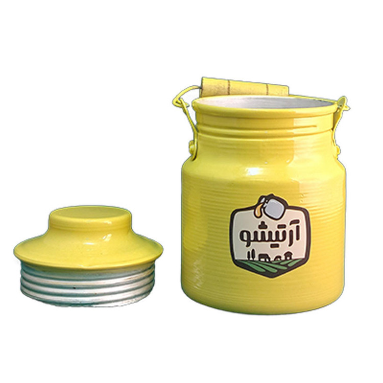 دبه آرتیشو طرح سنتی درب پیچی