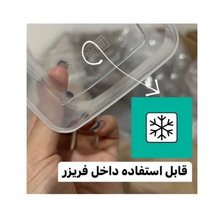 ظرف نگهدارنده مدل فریزری کد 2000 بسته 5 عددی