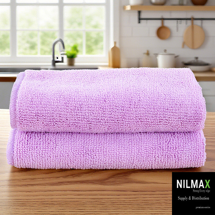 دستمال نظافت خانه و آشپزخانه میکروفایبر، حولهای مدل NILMAX H008 بسته 5 عددی