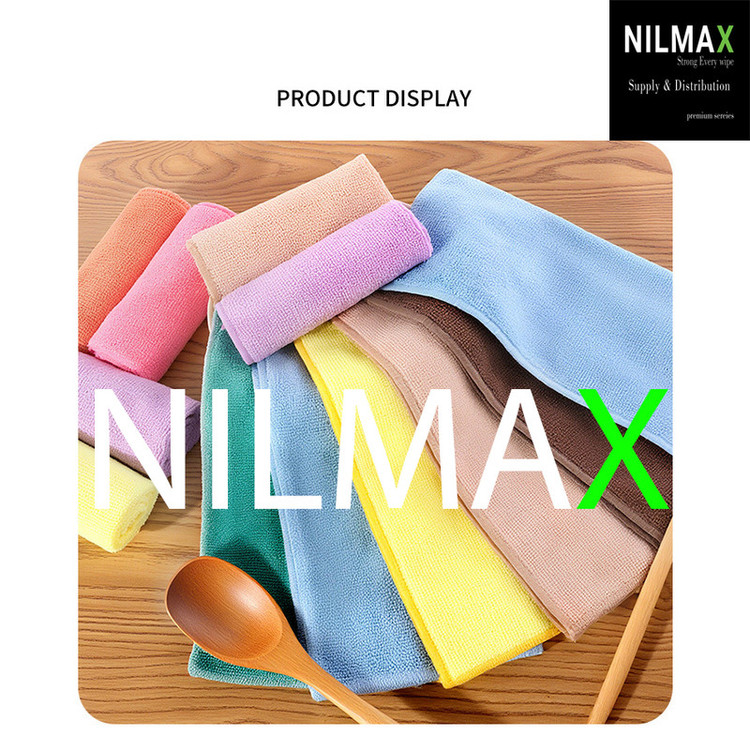 دستمال نظافت خانه و آشپزخانه میکروفایبر، حولهای مدل NILMAX H008 بسته 5 عددی