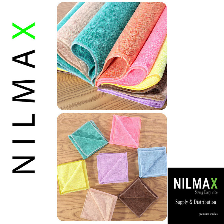 دستمال نظافت خانه و آشپزخانه میکروفایبر، حولهای مدل NILMAX H008 بسته 5 عددی
