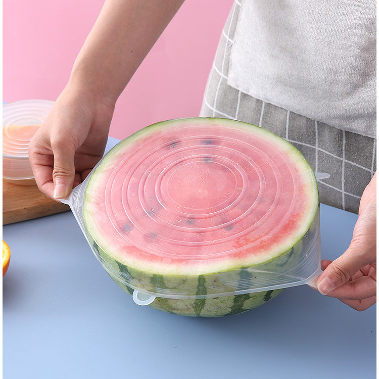 درپوش ظرف مدل fresh مجموعه 6 عددی