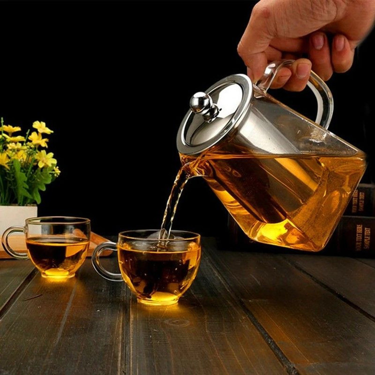 قوری مدل چهارگوش گنجایش ۵۵۰ میلی لیتر