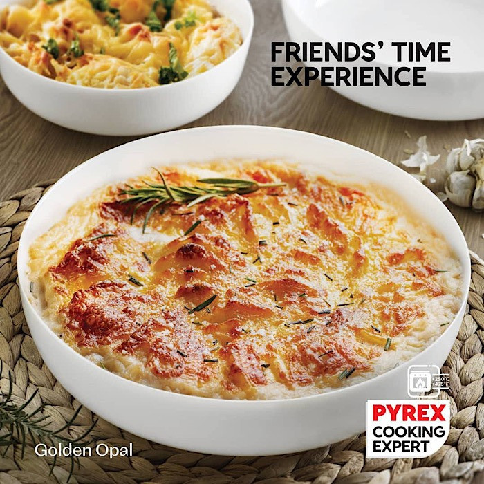 ظرف پخت گلدن اپال مدل PYREX مجموعه 3 عددی