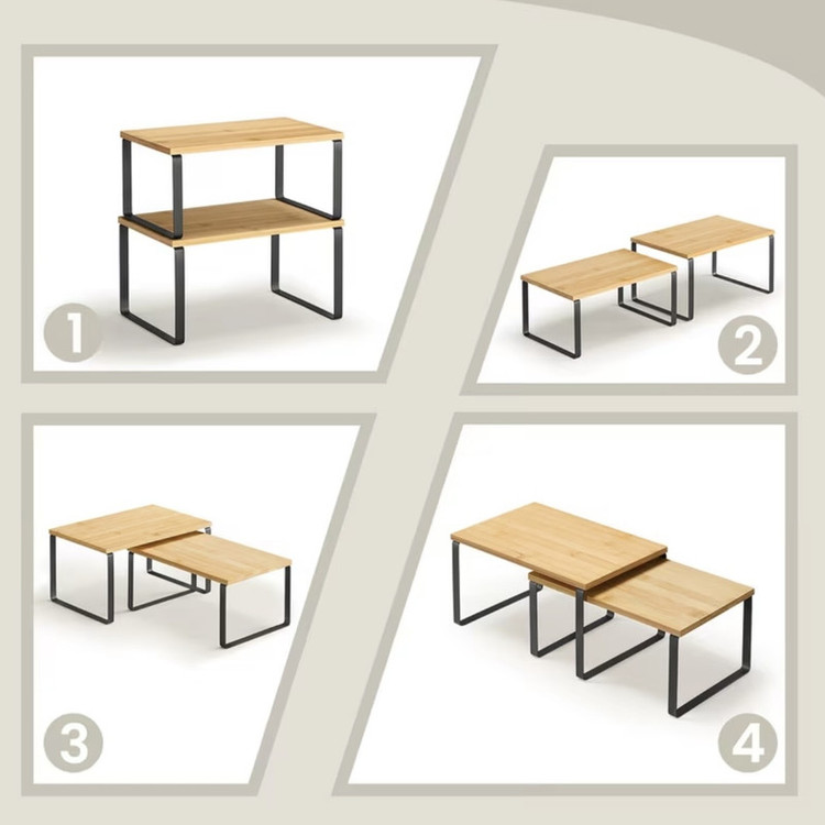 نظمدهنده کابینت لازا مدل KT-SH-02-WD بسته 2 عددی