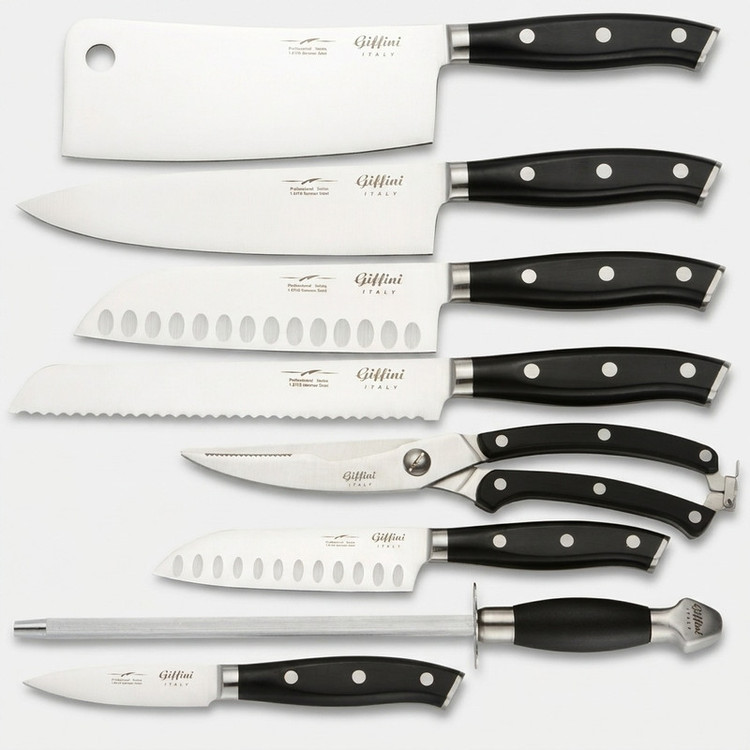 سرویس چاقو آشپزخانه 8 پارچه جی فی نی مدل G-01