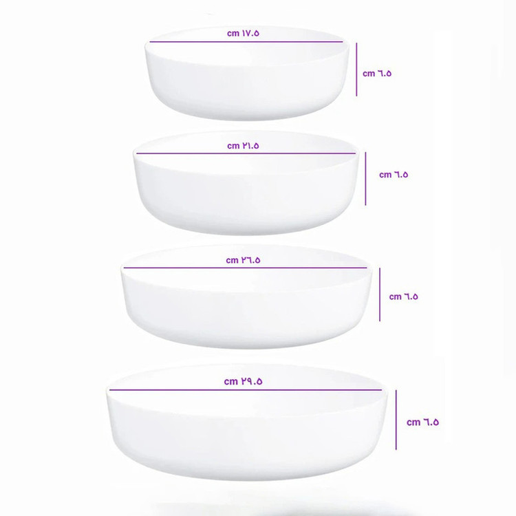ظرف پخت گلدن اوپال مدل PRX-4PCS مجموعه 4 عددی