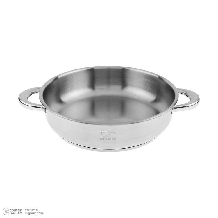 سرویس تابه و قابلمه 3 پارچه پارس استیل مدل فلزی کد 2428