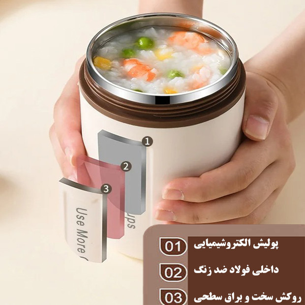 ظرف غذا مدل Use More Cups