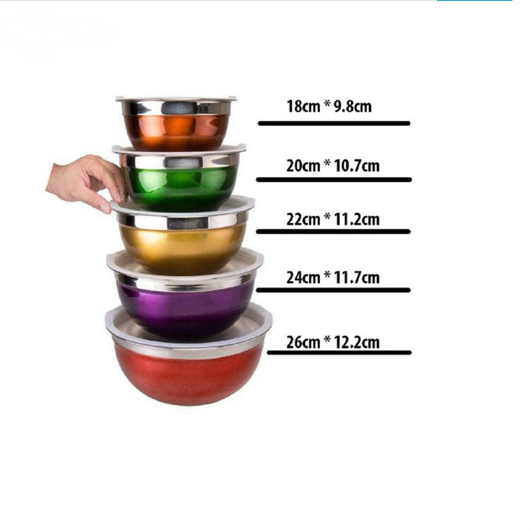 لگن اشپزخانه 777 استار مدل BWLS-105 مجموعه 5 عددی