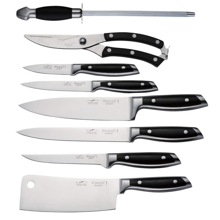 سرویس چاقو آشپزخانه 9 پارچه وینر کد W-7335