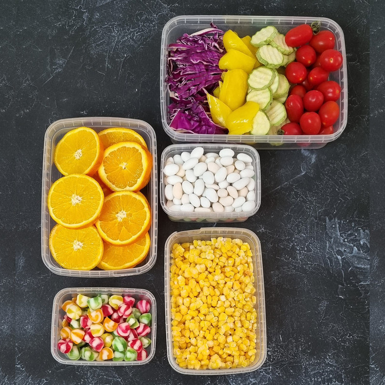 ظرف نگهدارنده مدل Extra بسته 25 عددی
