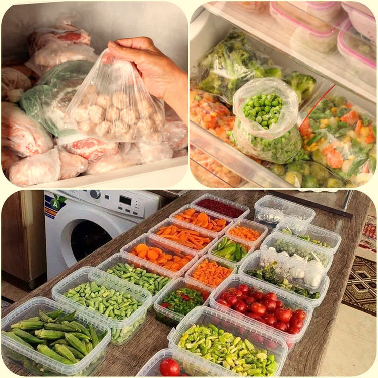 ظرف نگهدارنده مدل Extra بسته 25 عددی