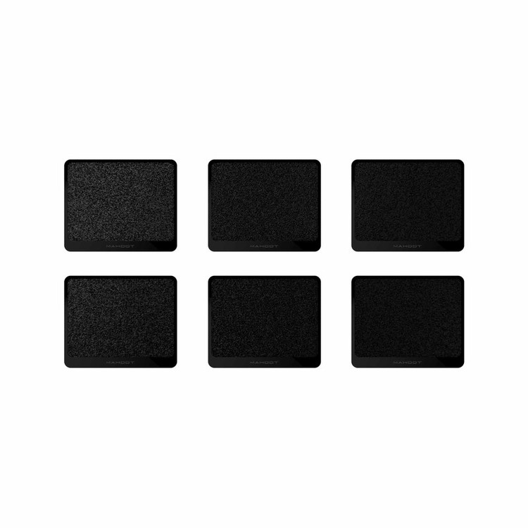 زیر لیوانی ماهوت مدل Black-Suede بسته 6 عددی