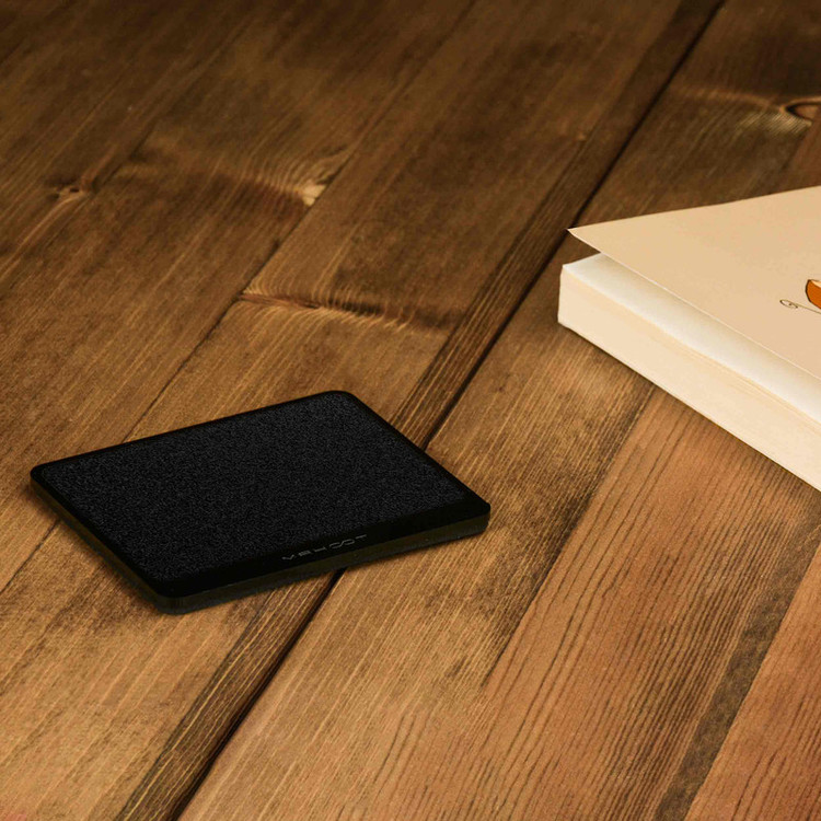 زیر لیوانی ماهوت مدل Black-Suede بسته 6 عددی