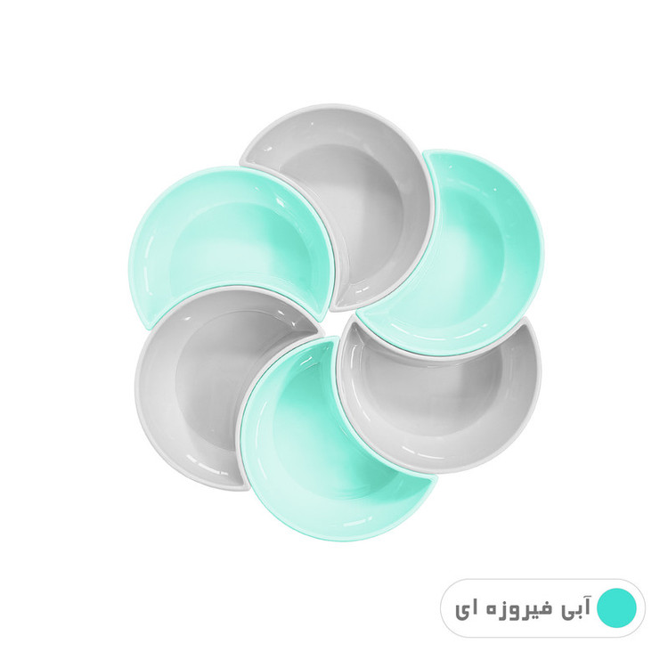 ظرف اردوخوری کوشا مدل یونیک بسته 6 عددی