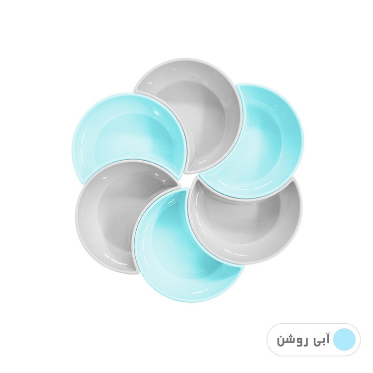 ظرف اردوخوری کوشا مدل یونیک بسته 6 عددی