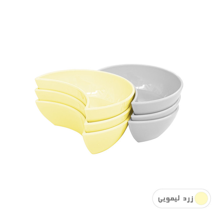 ظرف اردوخوری کوشا مدل یونیک بسته 6 عددی