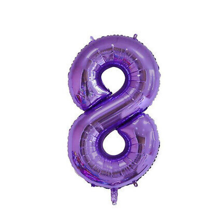 بادکنک فویلی مدل عدد 8