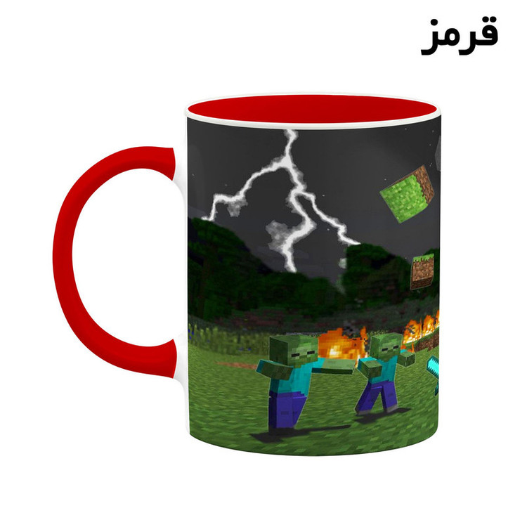 ماگ کاکتی طرح ماینکرافت minecraft مدل mgh41162